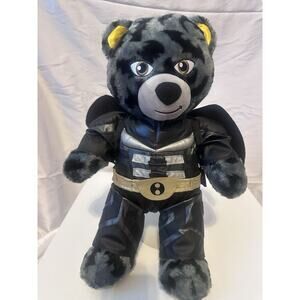 Build a Bear 80th Anniversary Bear Plush Toy in BAB Batman Outfits And Wings